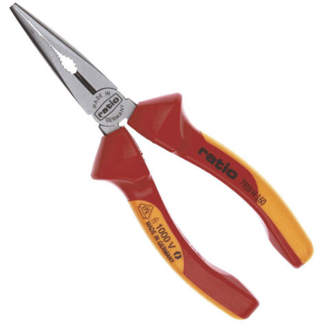 Alicate boca semi-redonda RATIO Serie Pro 160mm - (1/3)