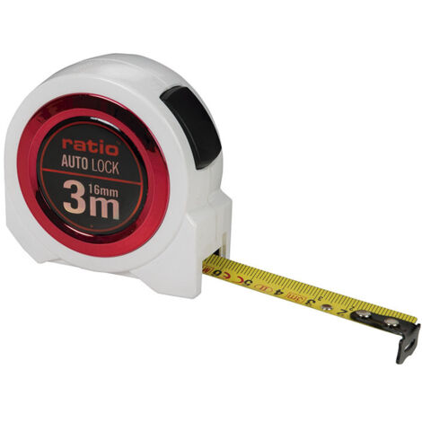 Flexómetro RATIO AUTO LOCK 3m x 19mm - (1/3)