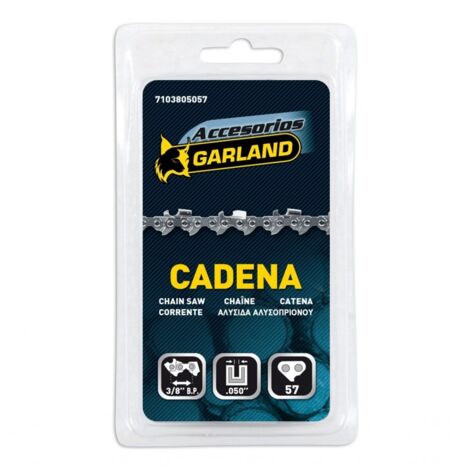 Cadenas recambio para motosierras 57 eslabones Garland -