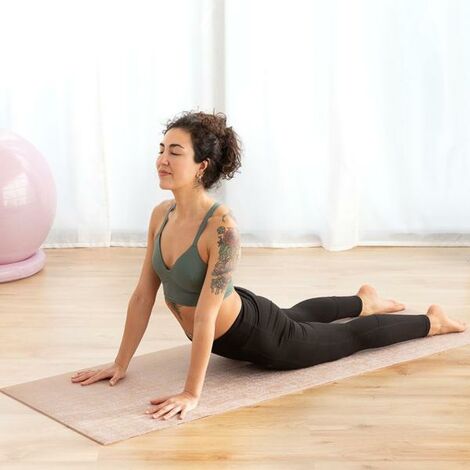 Mat Yoga Colchoneta Pilates Fitness Enrollable Gruesa 8mm