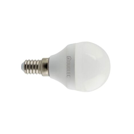 Bombilla LED Esférica Cerámica E27 Luz fría (5.2W)