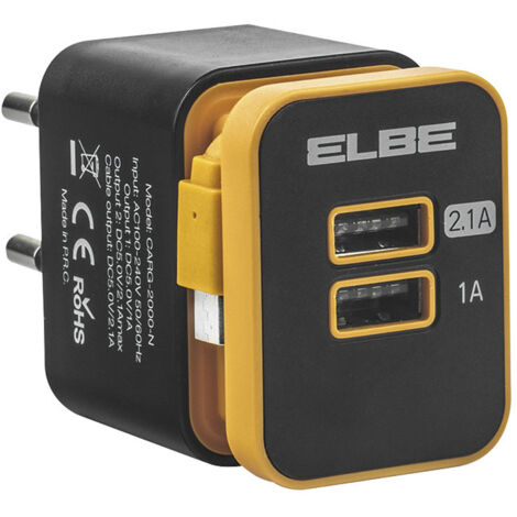 Cargador USB de pared ELBE 2xUSB + micro USB - (1/5)