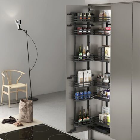 Columna despensero FLAT. Frontal 600mm. Altura 1870mm. Profundidad 495mm -