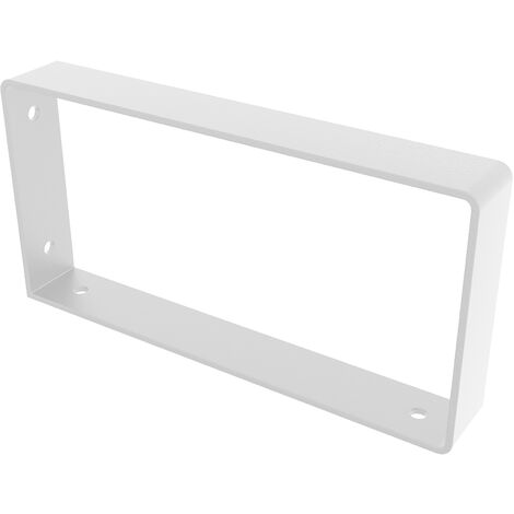 Escuadra para Estantería Fabricado en Hierro  Acabado en Blanco Poro  Medidas 30106211 mm  Sistema de Fijación Atornillado  1 Unidad -