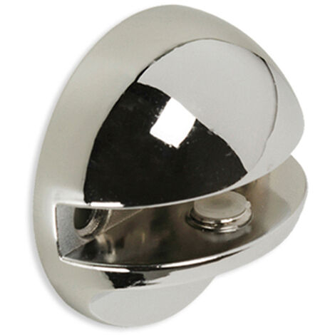 Soporte Fijo para Baldas de Cristal y Madera Fabricado en Zamak Acabado en Cromo Brillo Para Baldas con Espesores de 6 mm Medidas 404018 mm Sistema de Fijación Atornillado 2 Unidades -
