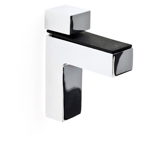 Soporte Regulable para Baldas de Cristal y Madera  Fabricado en Zamak  Acabado en Cromo Brillo  Para Baldas con Espesores de 3-40 mm  Medidas 268367 mm  Sistema de Fijación Atornillado  2 Unidades -