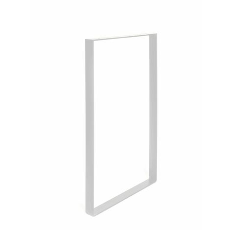 Pata Industrial para Muebles Fabricado en Acero Acabado en Blanco Poro Medidas 38540710 mm Altura: 71 cm Fácil Instalación 1 Unidad -