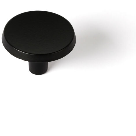 Pomo para Mueble  Estilo Contemporáneo  Fabricado en Zamak  Acabado en Negro Mate  Medidas 353523 mm  Sistema de Fijación  Incluye Tornillos M4  1 Unidad -