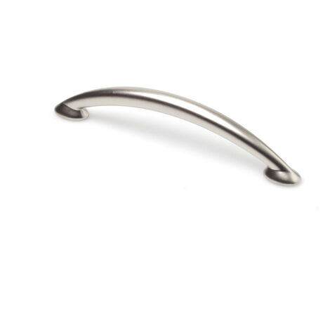 Tirador de Asa para Mueble  Estilo Contemporáneo  Fabricado en Zamak  Acabado en Níquel Bisú  Distancia Entrepuntos: 96 mm  Medidas 1101024 mm  Sistema de Fijación Atornillado  Incluye Tornillos M4  2 (1/2)