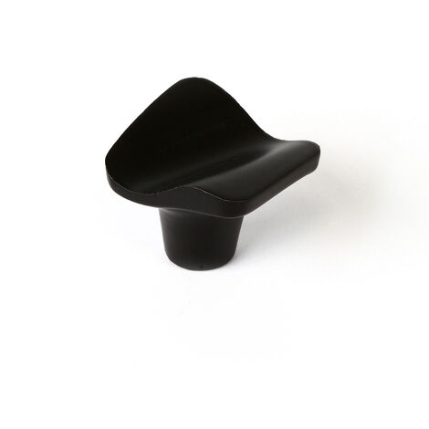 Pomo para Mueble  Estilo Contemporáneo  Fabricado en Zamak  Acabado en Negro Mate  Medidas 323226 mm  Sistema de Fijación  Incluye Tornillos M4  1 Unidad -