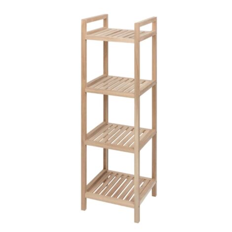 Estantería Acina 4 alturas - estantería de pie estantería para baño certificado FSC® -