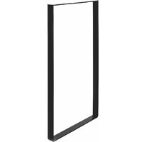 Pata Industrial para Muebles en Acero Negro Mate ,Medidas 38540850 mm Altura: 85 cm Fácil Instalación Atornillado 1 Unidad -