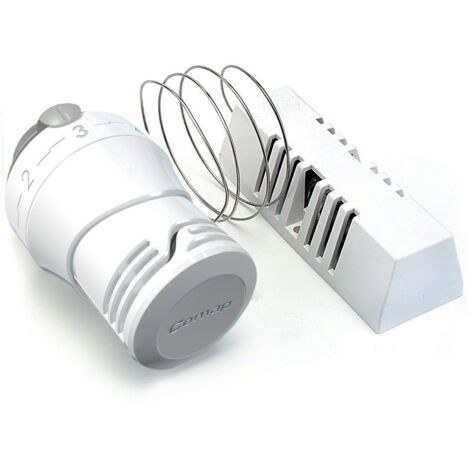 Comap – Tête thermostatique Senso S avec sonde déportée 2 mètres – M28 x 1,5 – Bague de limitation de température – Compatible RTH M28