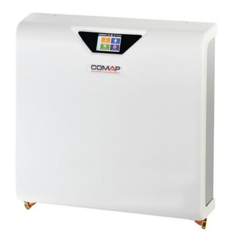 Comap – Collecteur matricé à robinetterie poussoir intégrée – 4 sorties M22 – Entraxe 35 mm – 3/4' – Pression 10 bar – Température 95°C