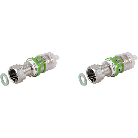 COMAP Raccord droit écrou tournant métallique pour tubes multicouche à sertir - 32x3-1 - Vendus par 2 - Raccords MultiSkin - 7359GW321