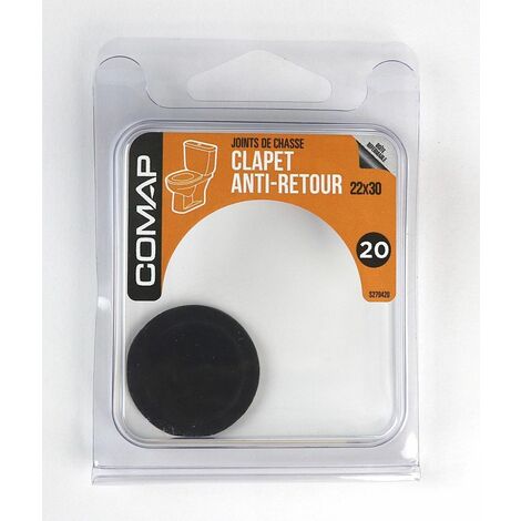 Comap – Clapet anti-retour caoutchouc 22x30 pour chasse d'eau et WC – Joint torique – S279420