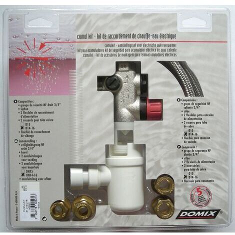 Groupe de securite 20x27 029195 pour Chauffe-eau Atlantic - Livraison