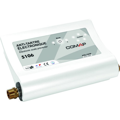 Comap – Filtre antitartre électronique pour eau – Neutralise le calcaire sans produits chimiques – Débit max 3000 l/h – Q311002001