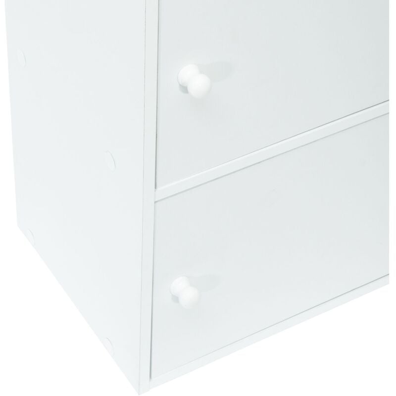 Meuble blanc à portes WERKA PRO 3 portes (80 x 40 x 29 cm) 4