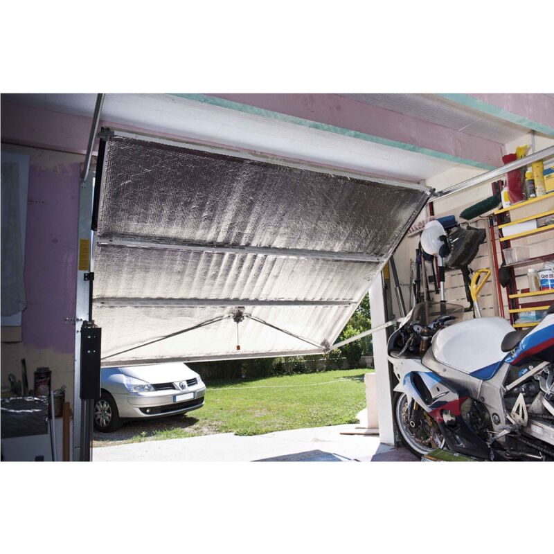 Nasatek Blanc Réfléchissant Mousse Coeur Porte Garage Isolation Kit 9L X 7H/9L X | eBay