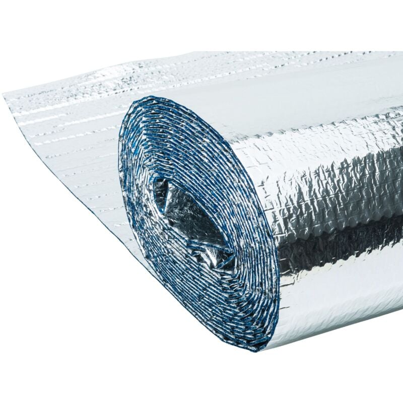 Isolant 4 couches métallisé double bulle d'air WERKA PRO 8m² (1,25 x 6,4m)