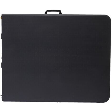 Table pliante rectangulaire grise 180 x 74 x 74 cm