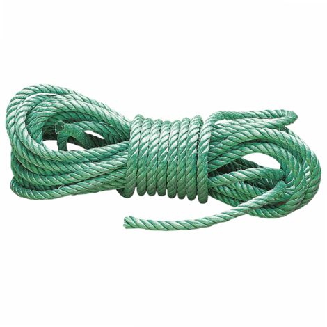 Corderies Tournonaises – Corde polypropylène 15 m haute résistance Ø 14mm – Résistance 2500 kg – Pour arrimage et tirage charges lourdes – Résistante aux UV et humidité