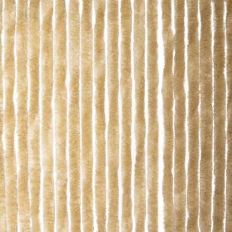 Rideau chenille beige uni WERKA PRO 90 x 220 cm