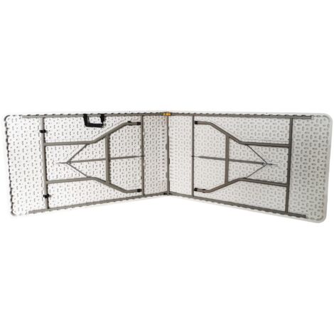 [JAMAIS UTILISÉ] Table pliante rectangulaire 239 x 74 x 74cm WERKA PRO