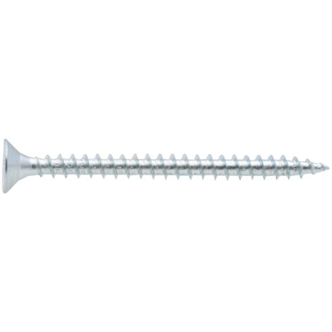 Vis à bois tête fraisée PZ zinguée Viswood filet total 5x50 mm (x100 vis)
