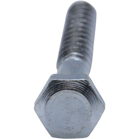 Tirefond tête hexagonale zingué Viswood 6x60 mm (x6 tirefonds)