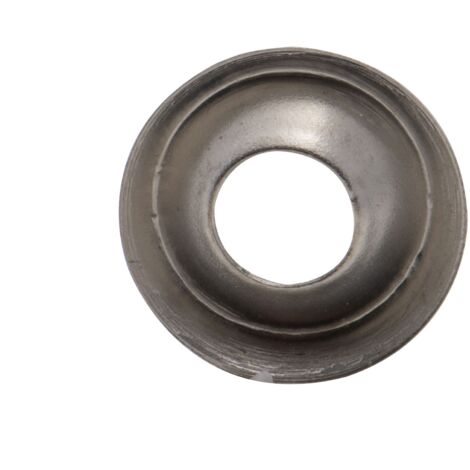 Rondelle cuvette nickelée Viswood 4,5x13mm ép:2,3mm (lot de 15 rondelles)