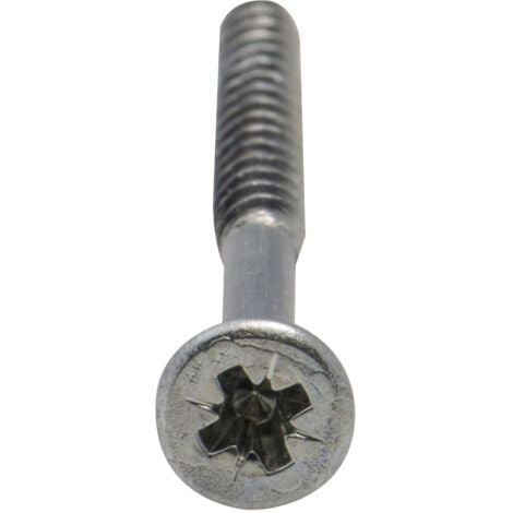 Vis à bois tête fraisée PZ zinguée Viswood filet total 6x70 mm (x8 vis)