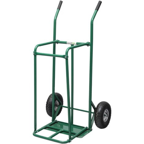 Chariot diable pour bûches avec roues gonflables WERKA PRO