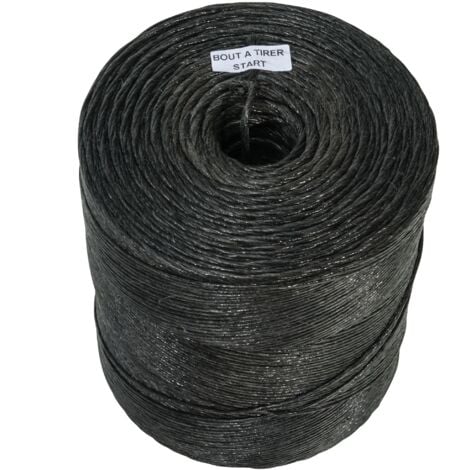 Ficelle agricole noire  bobine 1500m  Ø1,3mm WERKA PRO
