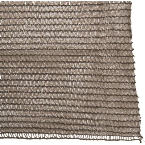Brise vue taupe 80g/m2 1 x 5m