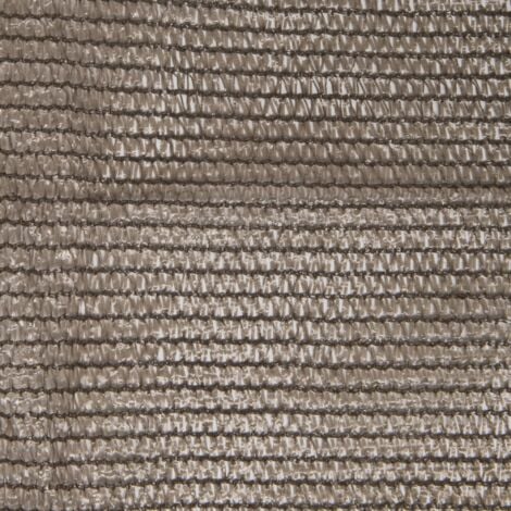 Brise vue taupe 80g/m2 1 x 5m