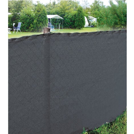 Brise vue gris anthracite 10m 300g/m2 WERKA PRO 1,80 x 10m