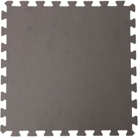 Dalle pour piscine imprimé taupe  50x50cm  3mm 9 pièces WERKA PRO