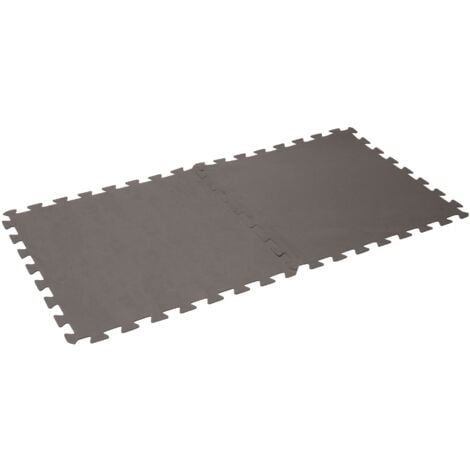 Dalle pour piscine imprimé taupe  50x50cm  3mm 9 pièces WERKA PRO