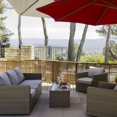 Dalle pour piscine imprimé taupe  50x50cm  3mm 9 pièces WERKA PRO