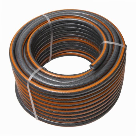 Werka Pro – Tuyau d'arrosage renforcé 40 m – 15 mm de diamètre – 200 g/m – 5 couches anti-vrille – Pression maximale 35 bars – PVC sans phtalates