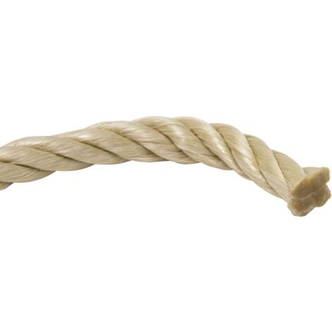 Corde beige 25m WERKA PRO Ø 14 mm (résistance ± 2300 kg)