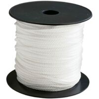 Corderies Tournonaises – Tresse en polypropylène 3mm x 100m – Résistance à la rupture 140kg – Traitement anti-UV – Pour applications maritimes et terrestres
