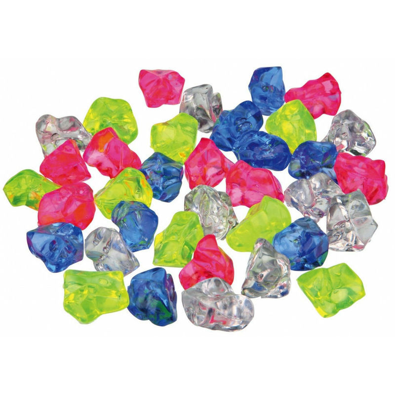 Decorazione acquario sassi in plastica colorati