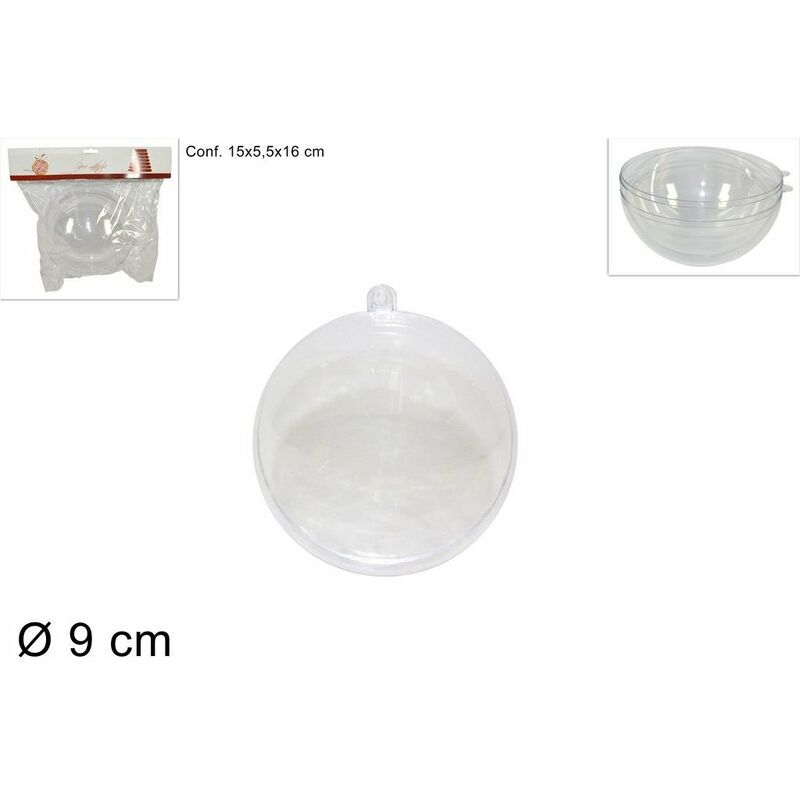 DECHOUS 100 Sfere Trasparenti In Plastica 3,2 Cm, Vuote E Riempibili, Per Bomboniere, Macchine Gumball, Caramelle, Decorazioni Fai Da Te - 4