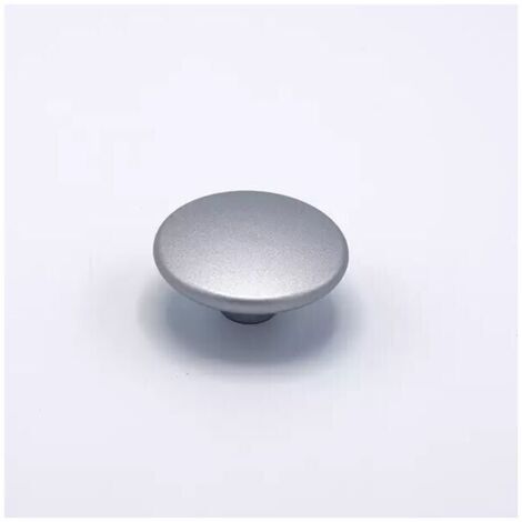 Pomolo a forma di disco effetto alluminio 52x24mm - 428 Ufo