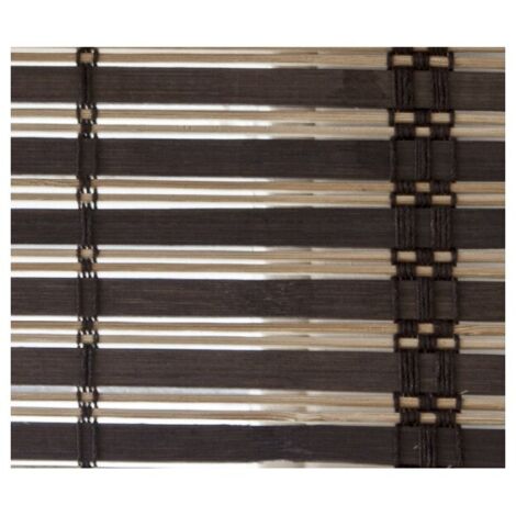 TAPPARELLA AFRICA IN BAMBOO CON CARRUCOLA 200X300 MARRONE SCURO VERDELOOK
