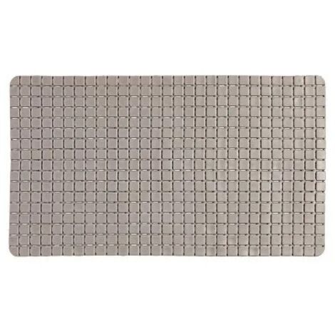 Tappeto Antiscivolo In PVC Per Doccia Mosaico Tortora 40x70 Cm