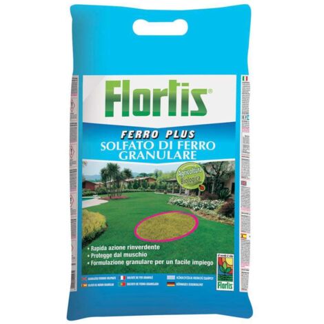 FLORTIS CONCIME SOLFATO DI FERRO GRANULARE FERRO PLUS 5 KG (1/2)